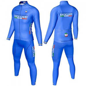 Completo Azzurro Invernale Ex Ciclisti